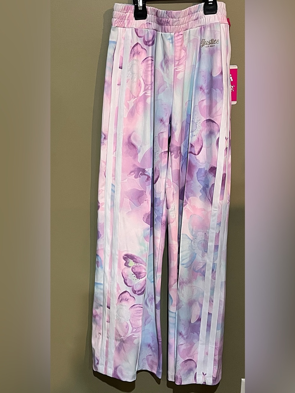 2/$15.00
Justice Floral Track Pants in Pink & Purple